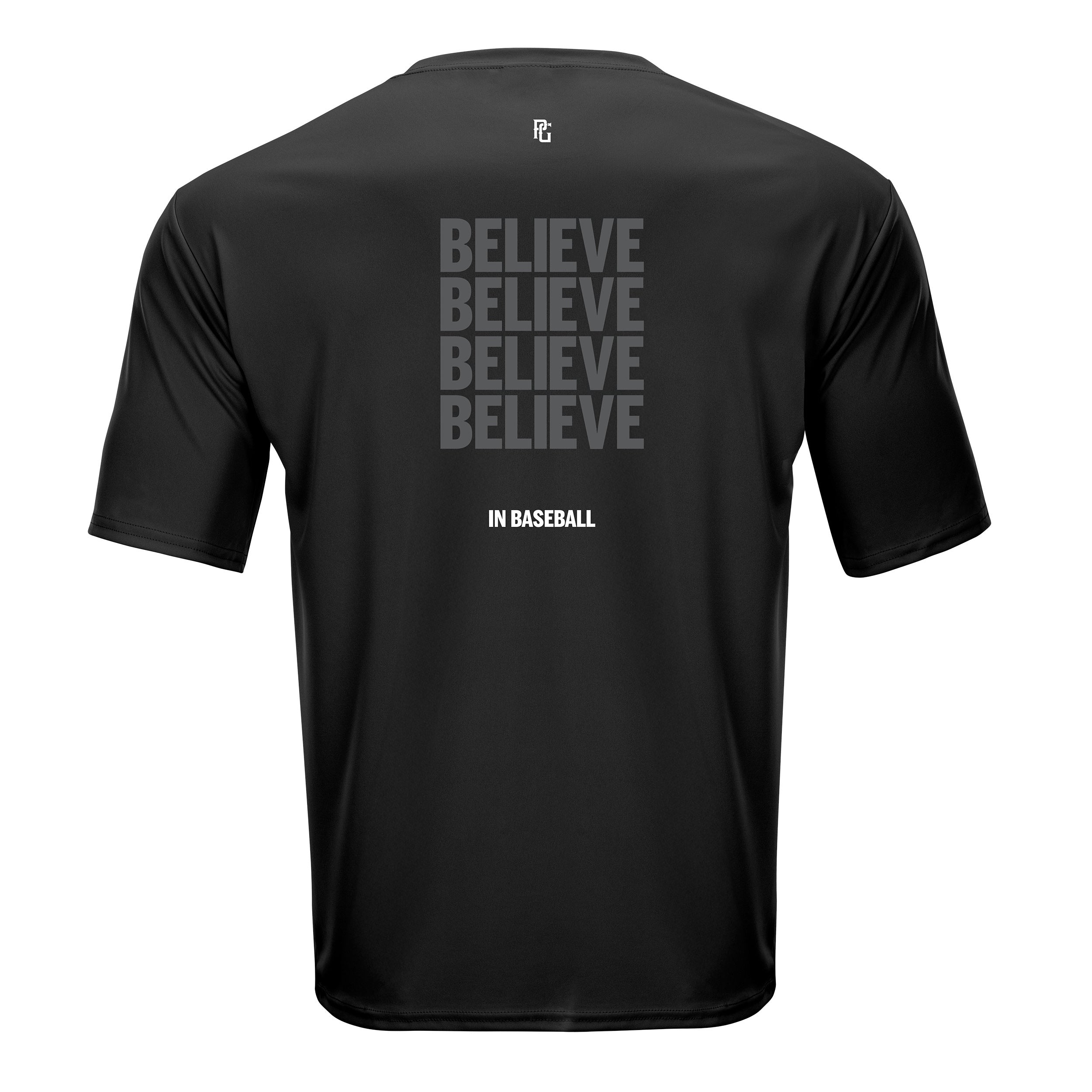 YOUTH BELIEVE IN BASEBALL PERFORMANCE TEE