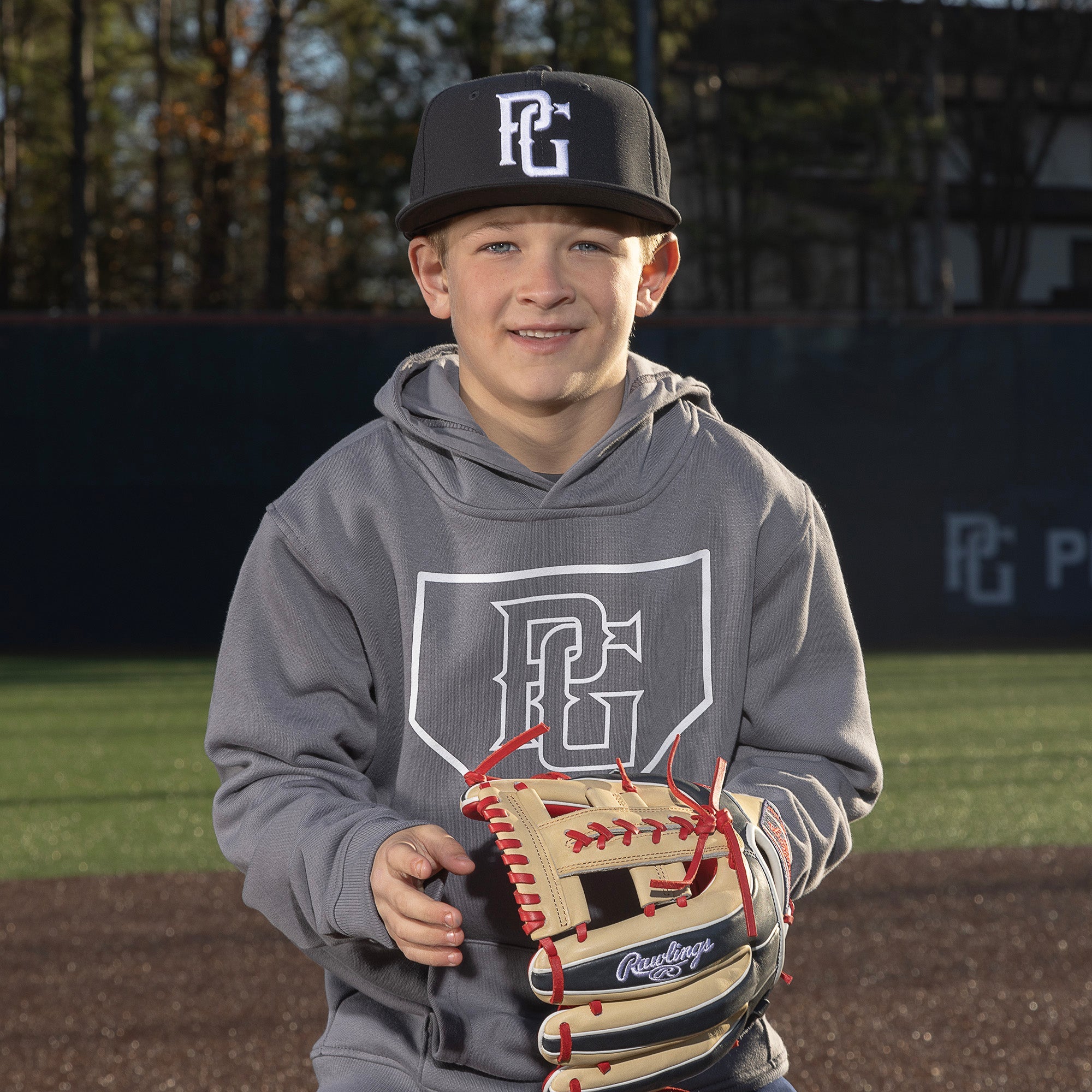 YOUTH FLEECE HOMEPLATE HOODIE
