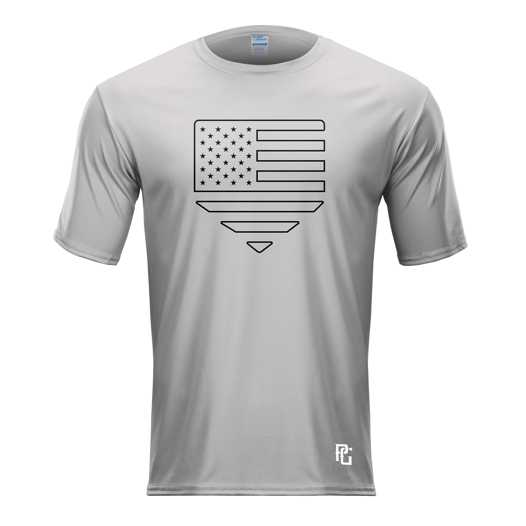 YOUTH HOMEPLATE PATRIOTIC PERFORMANCE TEE