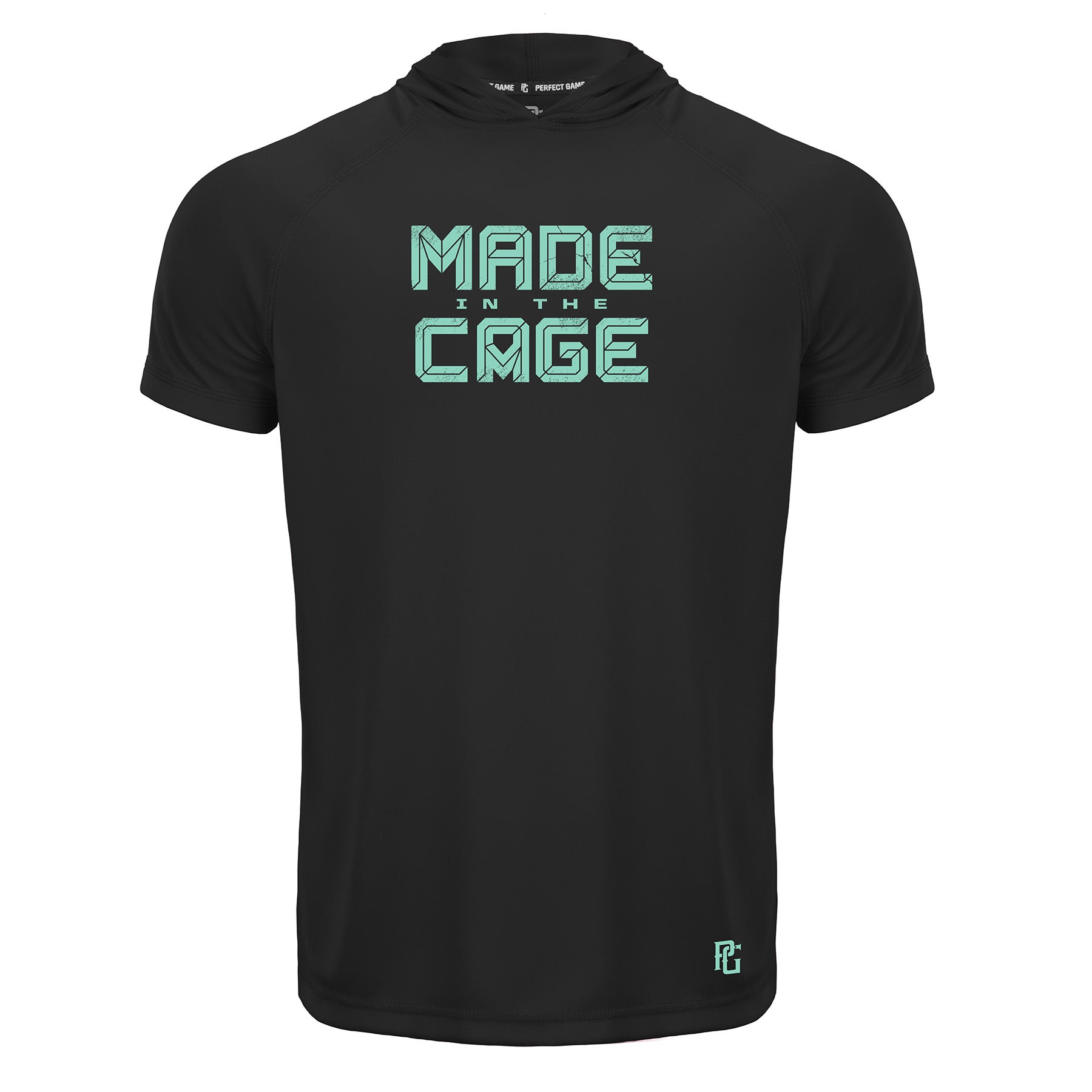 YOUTH CAGE MADE PERFORMANCE SHORT SLEEVE HOODIE