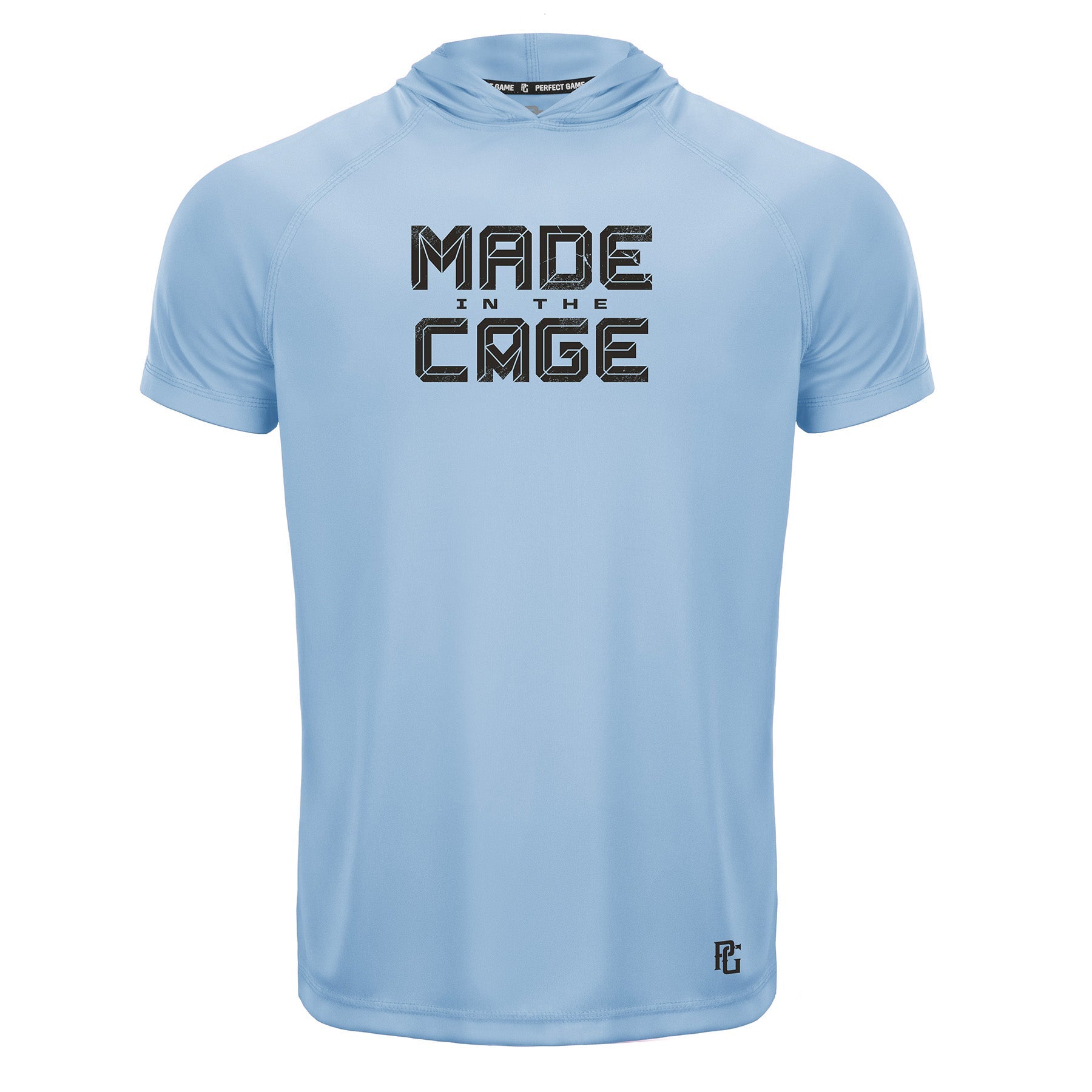YOUTH CAGE MADE PERFORMANCE SHORT SLEEVE HOODIE